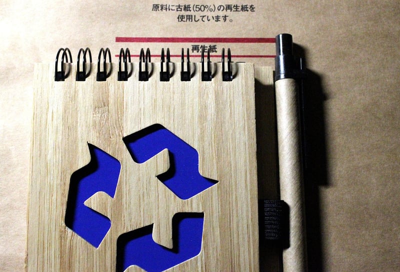 Recycled paper crafts